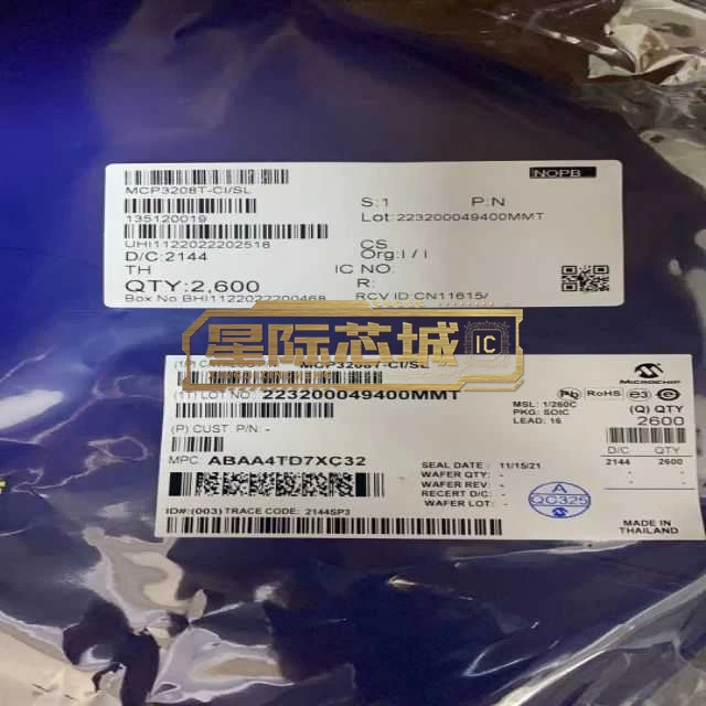 MCP3208T-CI/SL