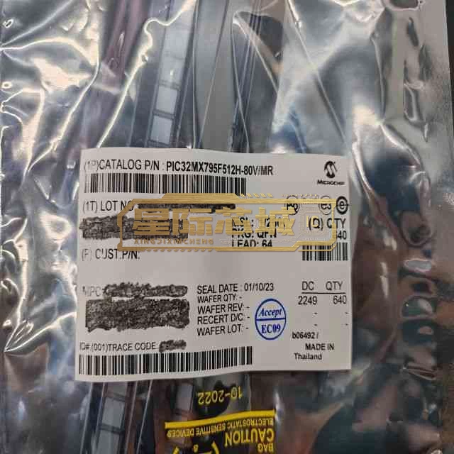 Microchip PIC32MX795F512H-80V/MR 图片2 Microchip PIC32MX795F512H-80V/MR 图片2