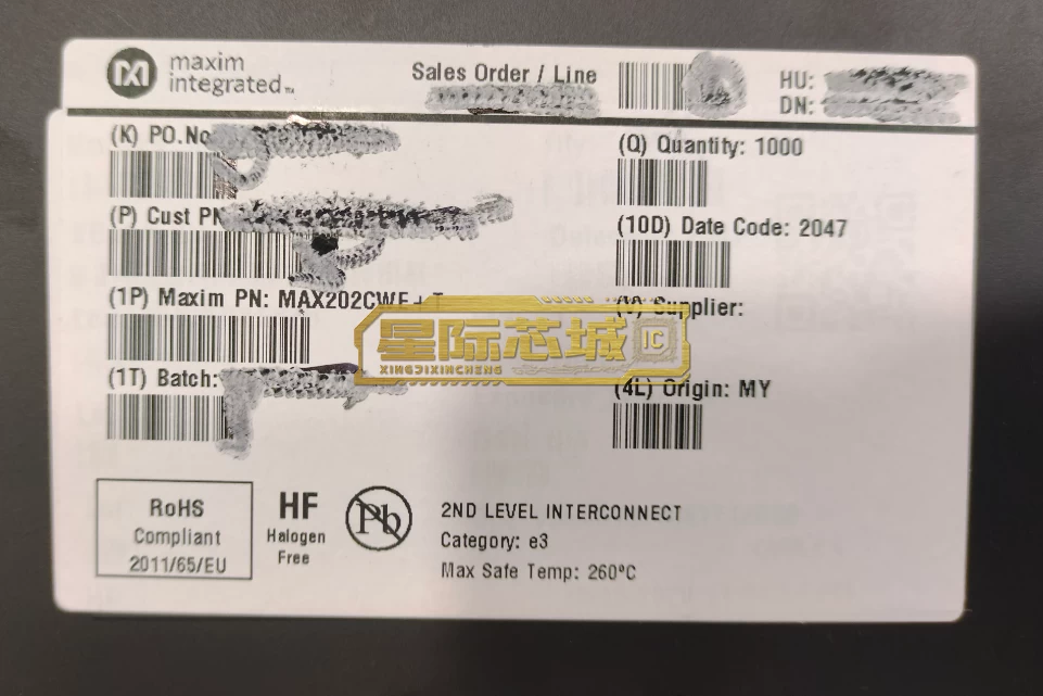 MAX202CWE+T MAX202CWE+T